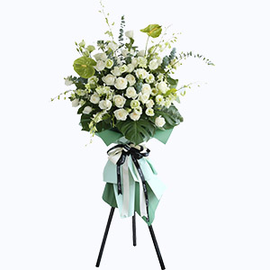 客似云來:生意興隆開業(yè)鮮花花籃